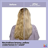 Matrix So Silver Purple Shampoo For Neutralizing Yellow Tones | Color Depositing | For Blonde, Grey, Platinum, & Bleached Hair | Toning & Clarifying Shampoo | 33.8 Fl. Oz
