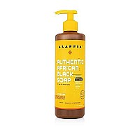 Alaffia Authentic African Black Soap All-In-One - Body Wash, Facial Cleanser, Shampoo, Shaving, Hand Soap - Perfect For All Skin Types - Fair Trade, No Parabens, Cruelty Free, Vegan, Unscented 16 Fl Oz