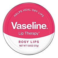 Vaseline Lip Therapy Lip Balm, Rosy Lips 0.6 oz (Pack of 2)