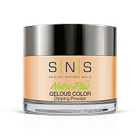 SNS Nail Dip Powder, Gelous Color Dipping Powder - Young at Heart (Natural, Nudes/Beige, Shimmer) - Long-Lasting Dip Nail Color Lasts 14 Days - Low-Odor & No UV Lamp Required - 1 oz