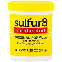 Sulfur-8 Original Conditioner Hair and Scalp Jar 7.25 Ounce (Pack of 2)