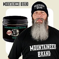 Mountaineer Brand Beard Balm for Men | All Natural Leave-In Conditioner to Moisturize Dry Itchy Skin | Beard Butter Hydrates, Softens and Tames Flyaway Hair | Adds Shine | Timber Scent 2oz