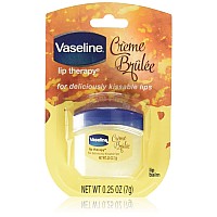 Vaseline Lip Therapy Lip Balm, Creme Brulee 0.25 oz (Pack of 4)