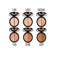 EVE PEARL Dual Salmon Concealer Full Coverage Under Eye Concealer Smooth Skin Treatment Brighten Makeup Hydrate Skincare (Light)