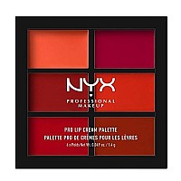 Nyx Professional Makeup Pro Lip Cream Palette, The Reds, 0.317 Ounce