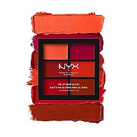 Nyx Professional Makeup Pro Lip Cream Palette, The Reds, 0.317 Ounce