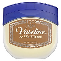 Vaseline Petroleum Jelly For Dry Cracked Skin Cocoa Butter 7.5 oz (Packaging May Vary)