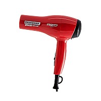 Red by Kiss 2000 Ceramic Hair Dryer, Professional Salon Blow Dryer 3 Attachments Included, 2 Detangler Piks, 1 Air Concentrator, Lightweight