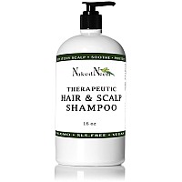 Zatural - Naked Neem - Neem Shampoo, Natural Soothing Scalp Shampoo (16oz Shampoo)