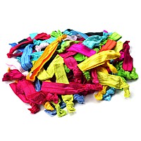 Syleia Hand Knotted Hair Ties (Pack of 20) Wildflowers Colors