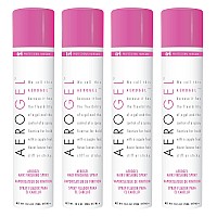 TRI Aerogel Hairspray - Non-Toxic Hair Finishing Spray for Styling, Volumizing and Holding Curly Hair with Flexible Hold - For Women and Men - Pack of 4 (10.5 oz)