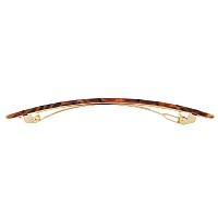 France Luxe Scalloped Long and Skinny Barrette - South Sea