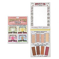 theBalm Highlighting & Makeup Conceal Powders 'N Contour Palette, Highlighters Shimmer, Matte, Bronzer, Blushes, Multicolor, 0.8 ounces