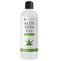 Kate Blanc Cosmetics Aloe Vera Gel for Face and Skin (8 oz) Pure Aloe Vera Gel for Hair Growth. Aloe Gel Great for Sunburn Relief, Burns, Dry Scalp Moisturizer. Made from Organic Aloe Vera Plant