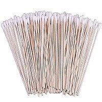 400 Count 6 Inch Long Cotton Swabs With Wooden Handles Cotton Tipped Applicator For Cleaning