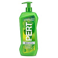 Pert Haircare - Classic Clean - 2 in 1 Shampoo & Conditioner - Net Wt. 33.8 FL OZ (1 L) Per Bottle - Pack of 2 Bottles
