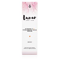 Vitamin C Hyaluronic Acid Serum by Lunar Glow. A Natural Anti Ageing Serum For Your Face & Skin. 1 fl.oz - 30ml.