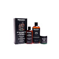 Brickell Men's Products Daily Advanced Face Care Routine I, Gel Facial Cleanser Wash, Face Scrub, Face Moisturizer Lotion, Natural and Organic Men's Skin Care Gift Set, Scented