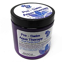 Diva stuff Pre-Swim Aqua Therapy Chlorine Neutralizing Body Moisturizing Lotion for Swimmers, Protects Skin from Chlorine and Salt Water, 8 oz - Made in the USA, Fresh South Pacific