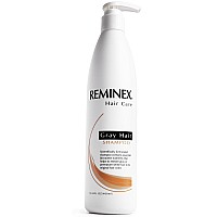 Reminex Anti Grey Hair Shampoo And Conditioner - Color Restore Set To Prevent Gray Hairs and Overall Aging of Hair - Hydrates and Promotes Hair Growth - 1 Pack