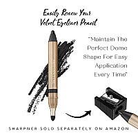 Artisan L'uxe Beauty Velvet Jumbo Eyeliner Pencil - Smokey Eyes in 3 Minutes - Water-Proof, Smudge-Proof, Long-Lasting - Age-Defying Essential Oils - Midnight (Shade: Black)