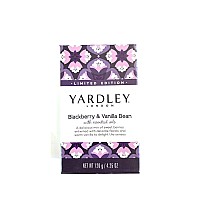 Yardley, Bar Soap Blackberry and Vanilla, 4.25 Ounce