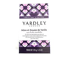 Yardley, Bar Soap Blackberry and Vanilla, 4.25 Ounce
