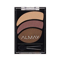 Eyeshadow Palette by Almay, Longlasting Eye Makeup, Smoky Eye Trio, Hypoallergenic, 020 Smoldering Embers, 0.08 Oz