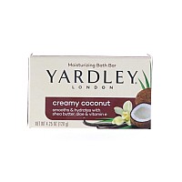 Yardley, Bar Soap Creamy Coconut, 4.25 Ounce