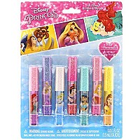 Townleygirl Disney Princess Super Sparkly Lip Gloss Set, 005 Fl Oz (Pack Of 7)