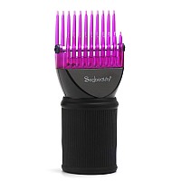 Segbeauty Blower Dryer Comb Attachment, Hair Dryer Concentrator with Brush Attachments for 1.57-1.97 Nozzle, Professional Salon Hairdressing Styling Tool for Straightening Wavy Natural Curly Hair