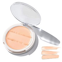 Undone Beauty Conceal to Reveal 3-in-1 Concealer & Highlighter with Natural Coconut for Dewy Glow - Used for Blemishes, Tattoos, Under Eye Circles & Wrinkles - Vegan and Cruelty Free - Porcelain Light