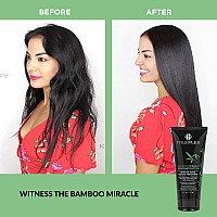 Trueplex KERATHERAPY Bamboo Miracle Reconstructor Bond Repair Treatment, 6 oz., 178 ml - Vegan Thermal Protection & Hair Strengthener for Damaged Hair with Argan Oil, Cysteine, & Bamboo Extract