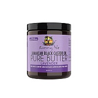 Sunny Isle Jamaican Black Castor Oil Pure Butter Lavender, Brown, 8 Fluid Ounce