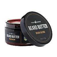 Fresh Beards Beach Blend Beard Butter - Coconut & Lemongrass Fragrance - Scented Mens Beard and Mustache Conditioner - Soothing Anti-Itch Moisturizer and Softener for Healthy Beard Growth