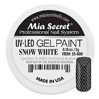 Mia Secret Professional Nail System UV/LED Gel Paint - 5 grams (Snow White)