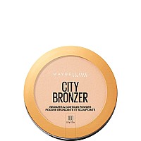 Maybelline City Bronzer Powder Makeup, Bronzer and Contour Powder, 100, 0.32 oz.