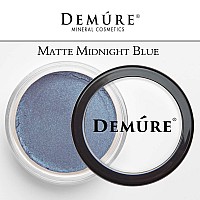 Demure Mineral Make Up (Midnight Blue) Eye Shadow, Matte Eyeshadow, Loose Powder, Eye Makeup, Professional Makeup
