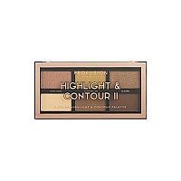 Profusion Cosmetics Rich Ingredients Long Lasting And Bendability Lightweight Mini Artistry Highlight & Contour Ii Palette - Medium Dark