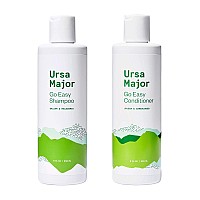 Ursa Major Go Easy Daily Shampoo and Conditioner Set | Natural, Vegan, Cruelty-Free, Non-toxic | Formulated for Men & Women and All Hair Types | 8 ounces, 2 count