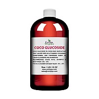 cocojojo - Coco Glucoside Surfactant 16 oz - Natural Foaming Cleanser - Plant Derived - Biodegradable - For Formulations and DIY Skin Care - For Shower Gels, Body Soap, Shampoos, Face Cleansers