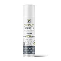 Y-Not Natural- Emu Oil Lip Balm with EXTREME SPF50+ Sun Protection (15g Stick) | 4 Hr. Water Resistant | Fortified w/Moisturizing Vitamin E, Amino Acids & Healthy Omega 3, 6 & 9 Fatty Acids