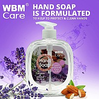 WBM Care Gift Set Hand Wash, Gentle & Smooth for Your Skin | Lemon & Green, Sandalwood & Jasmine, Lavender & Almond, Tea Tree & Rosemary | Liquid Soap - 4 in 1