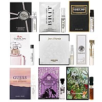 Women's fragrance sampler set - Designer perfume sample Lot x 8 Vials