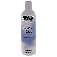Keratin Perfect - Color Smoothing Conditioner - Hydrates, Nourishes & Restores Shine - For Damaged, Dry, Frizzy, Color Treated Hair - Maintain Colour Depth, Tone - Sulfate-Free Travel-Friendly - 12 oz