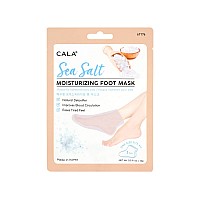 Cala Sea salt moisturizing foot mask 3 count, 3 Count