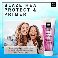 SGX NYC Blaze Heat Protect and Primer - 6.5 Oz - For All Hair Types - Protect Against Heat Damage and Cuts Drying TimeInHalf -Strengthensand Revitalize Damaged Hair - Sulfate and Paraben Free