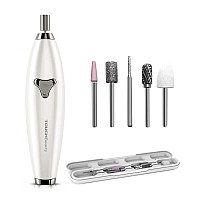 TOUCHBeauty 6in1 Electric Nail File Drill Set Magnetic Storage Case, Rechargeable Nail Drill Machine for Natural Acrylic Gel Nails, 360 Dual-ways Rotation system,Manicure Pedicure Set for women