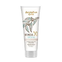 Australian Gold Botanical SPF 50 Tinted Sunscreen for Face, Non-Chemical BB Cream & Mineral Sunscreen, Water-Resistant, Matte Finish, For Sensitive Facial Skin, Fair to Light Skin Tones, 3 FL Oz