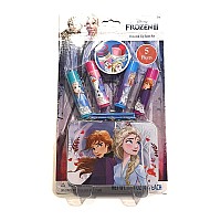 Townley Frozen 2 Flavored Lip Balm Set with Carrying Tin